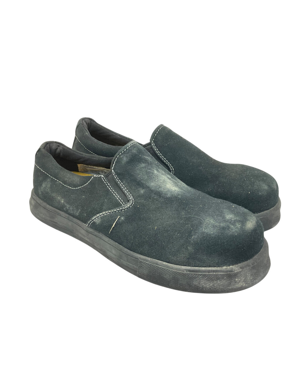 Dakota Women's 1008 Lightweight ATSP Canvas Slip-On Work Shoes Black Size 6M